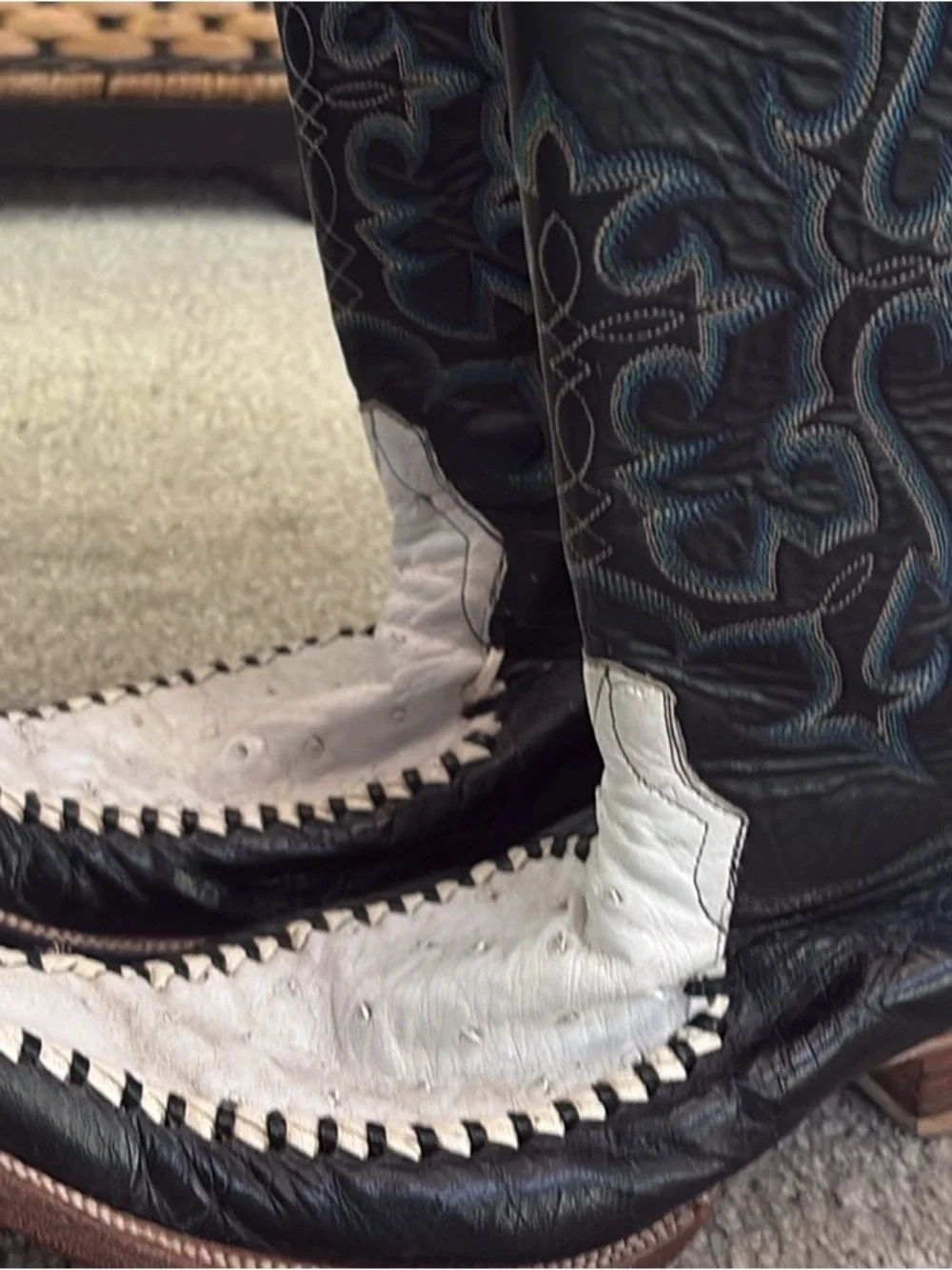 bilbo mexican long point cowboy boots